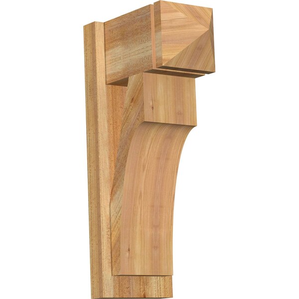 Ekena Millwork Westlake Arts & Crafts Rough Sawn Outlooker, Western Red Cedar, 8"W x 14"D x 26"H OUT08X14X26WTL03RWR - main